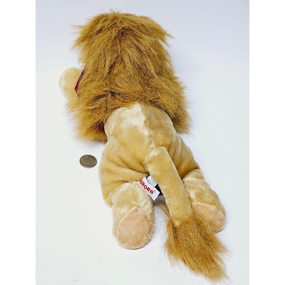 Aurora World Flopsies Leonardus Lion 12" Plush NWT Lying Down Lion 2016 WT - Picture 2 of 10